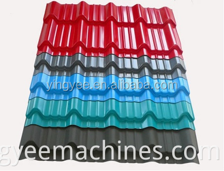 high performance China best supplier for glazed high rib roof sheet metal roll forming machine